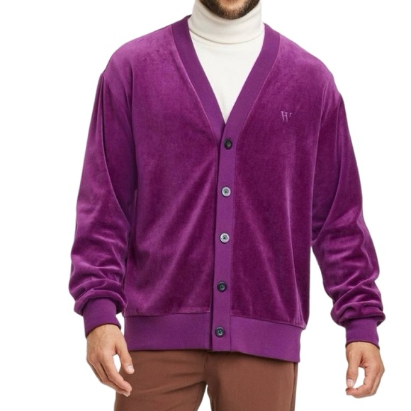 Houston White Other - NWT 🆕 Unisex Velour Cardigan Sz Lg